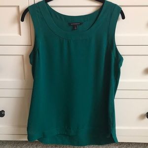 Banana Republic Emerald Sleeveless Blouse—Small
